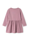 Name It Mini Girl Dyffi Peppa Long Sleeve Dress, Elderberry