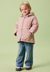 Name It Mini Girl Floral Padded Coat, Pink