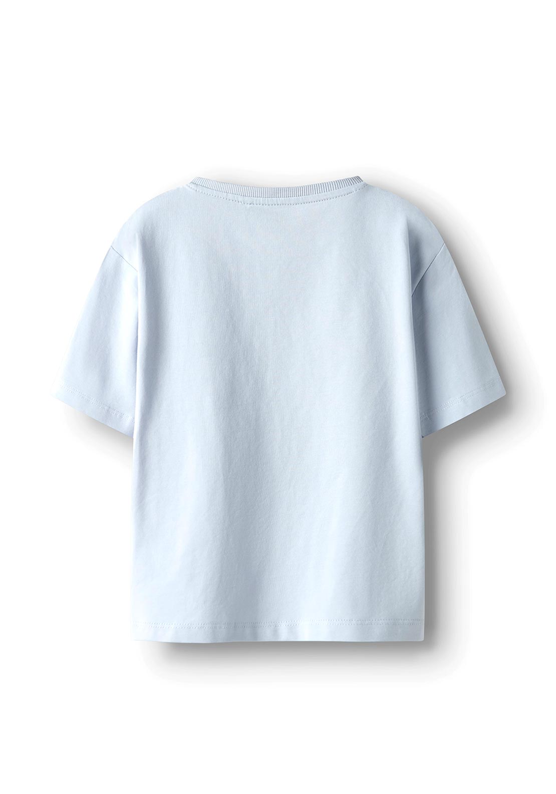 Name It Mini Girl Frejane Short Sleeve Top, Xenon Blue