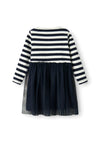 Name It Mini Girl Taia Long Sleeve Tulle Dress, Navy Blazer
