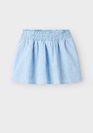 Name It Baby Girl Detine Floral Skirt, Serenity