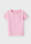 Name It Mini Girl Deas Short Sleeve Tee, Pink Frosting