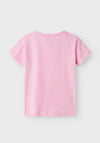 Name It Mini Girl Deas Short Sleeve Tee, Pink Frosting