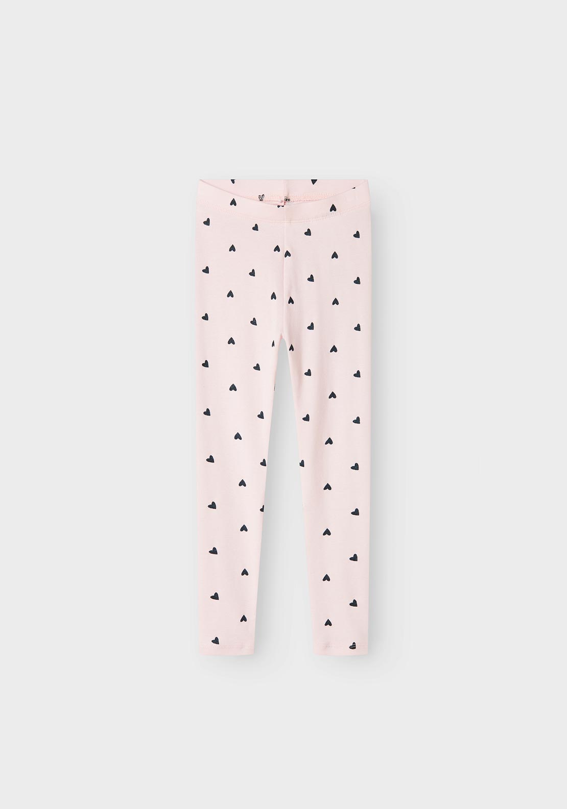 Name It Mini Girl Heart Print Legging, Ballerina