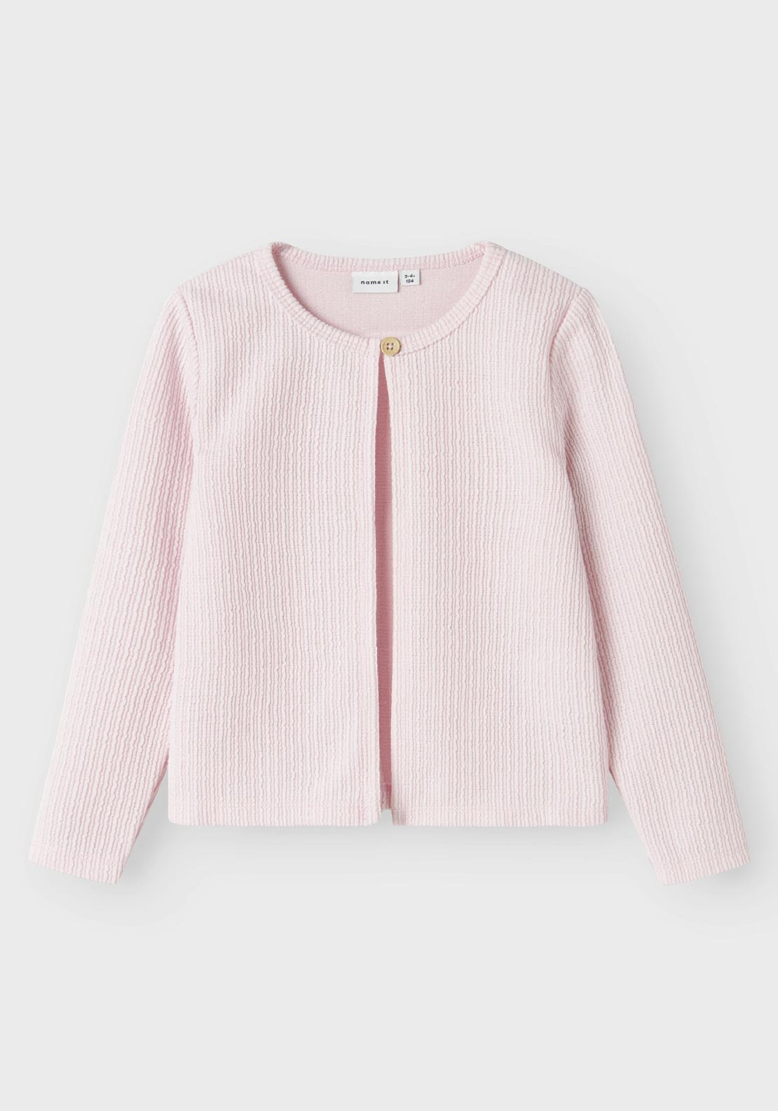Name It Mini Girl Frijo Long Sleeve Cardigan, Ballerina