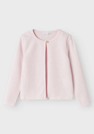 Name It Mini Girl Frijo Long Sleeve Cardigan, Ballerina