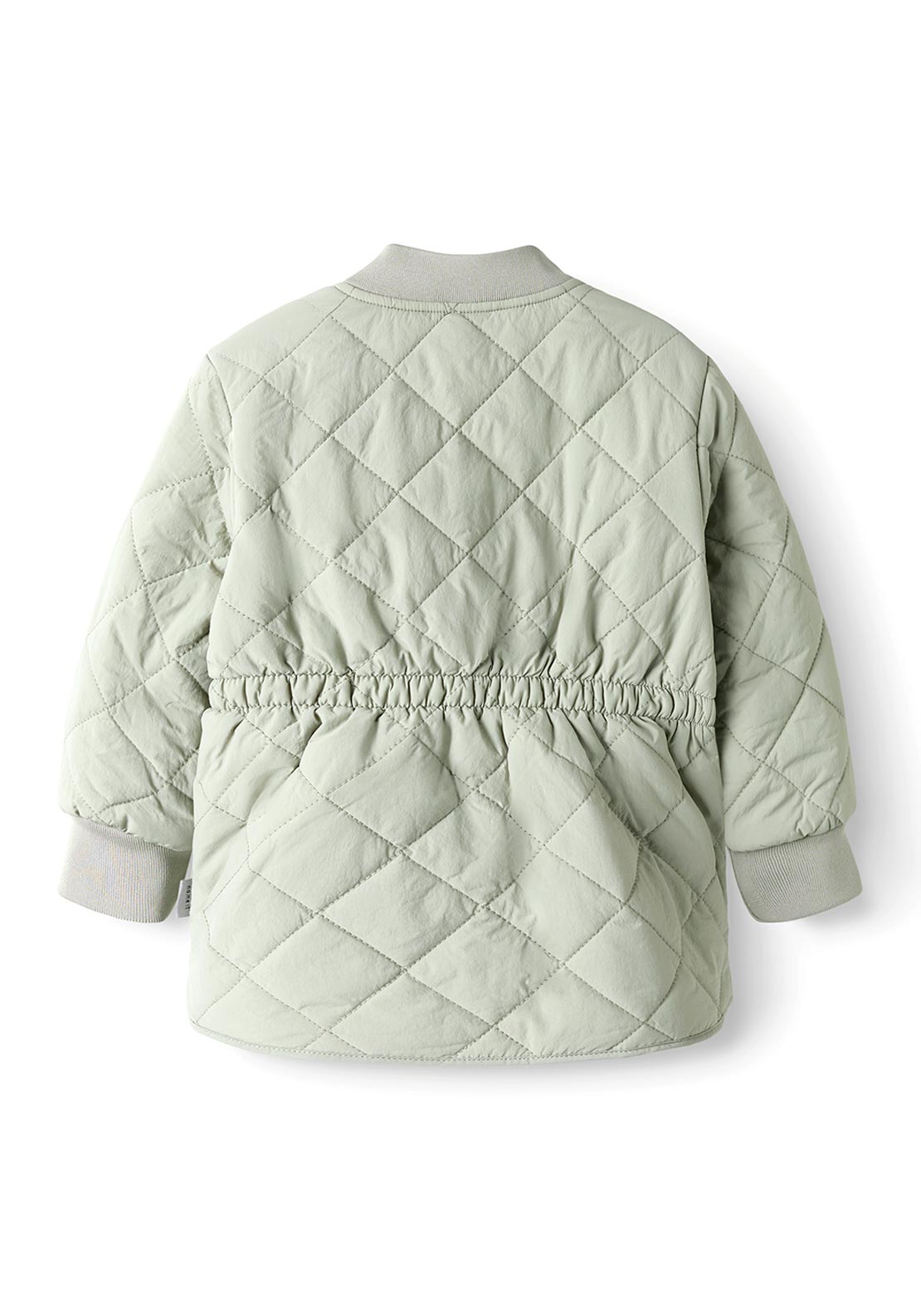 Name It Mini Girl Marlin Quilt Jacket, Shadow Green