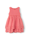 Name It Mini Girl Halina Sleeveless Dress, Orange