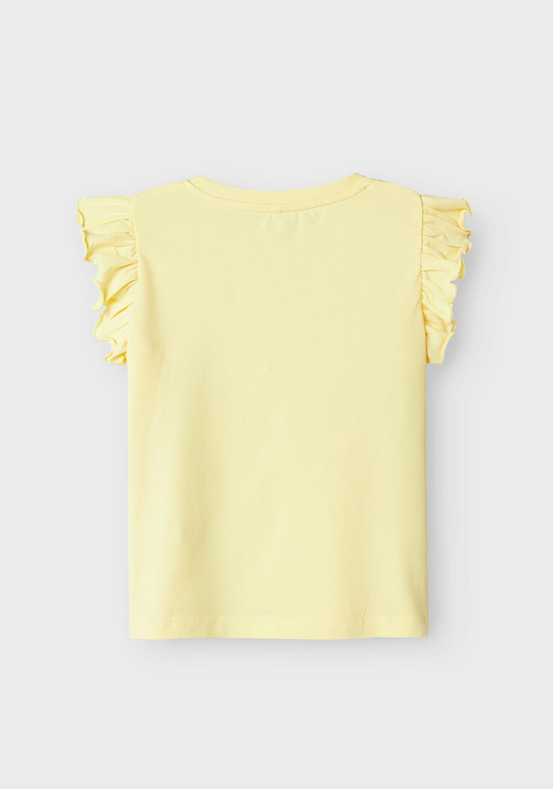Name It Mini Girl Hadia Short Sleeve Tee, Lemon Meringue