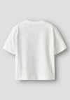 Name It Mini Girl Vilinse Short Sleeve Tee, Bright White