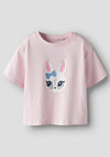 Name It Mini Girl Vilinse Short Sleeve Tee, Ballerina