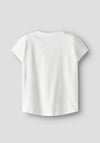 Name It Mini Girl Watermelon Short Sleeve Tee, White