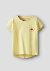 Name It Mini Girl Lemon Short Sleeve Tee, Yellow