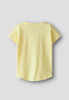 Name It Mini Girl Lemon Short Sleeve Tee, Yellow