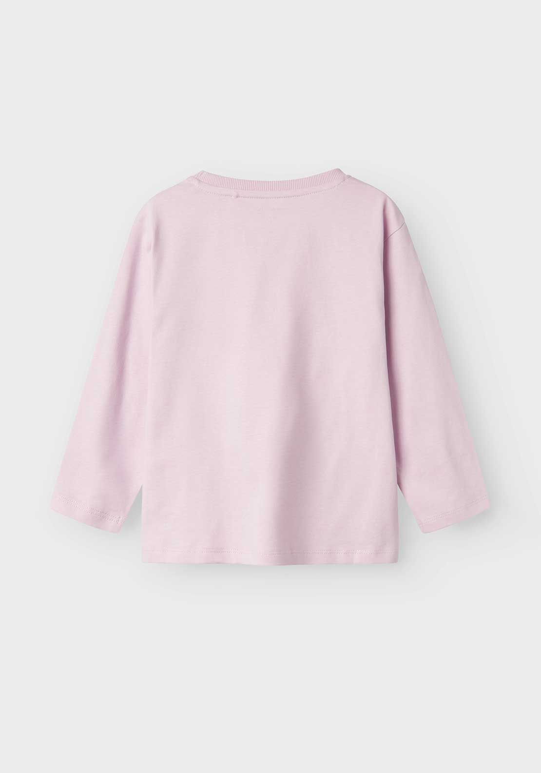 Name It Mini Girl Barry Long Sleeve Top, Winsome Orchid