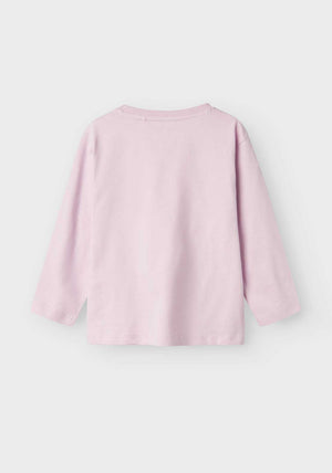Name It Mini Girl Barry Long Sleeve Top, Winsome Orchid