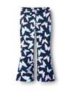 Name It Mini Girl Dimsi Butterfly Flared Pant, Navy Blazer