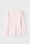 Name It Mini Girl Love Long Sleeve Top, Ballerina