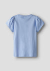 Name It Mini Girl Vibeke Capsl Tee, Serenity Blue