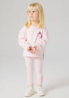 Name It Mini Girl Bissine Strawberry Long Sleeve Sweater, Pink