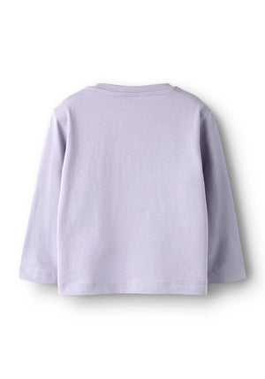 Name It Mini Girl Votea Beaver Long Sleeve Top, Purple