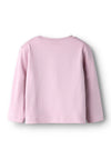 Name It Mini Girl Votea Beaver Long Sleeve Top, Pink