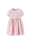 Name It Mini Girl Havelle Short Sleeve Layered Dress, Pink