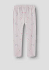 Name It Mini Girl Unicorn Print Legging, Lilac