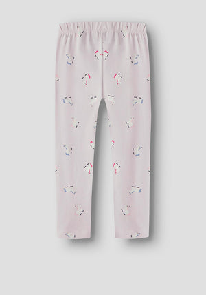Name It Mini Girl Unicorn Print Legging, Lilac
