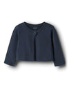 Name It Mini Girl Valbolo Bolero Cardigan, Navy