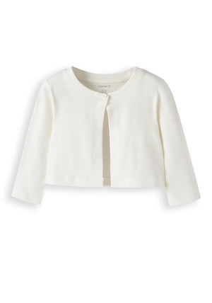Name It Mini Girl Valbolo Bolero Cardigan, Off White