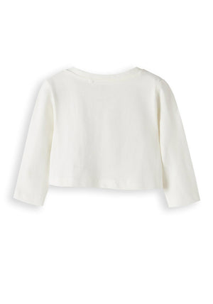 Name It Mini Girl Valbolo Bolero Cardigan, Off White