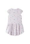 Name It Mini Girl Vigga Capsl Heart Dress, Purple