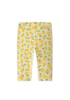 Name It Mini Girl Vivian Print Capri Legging, Yellow