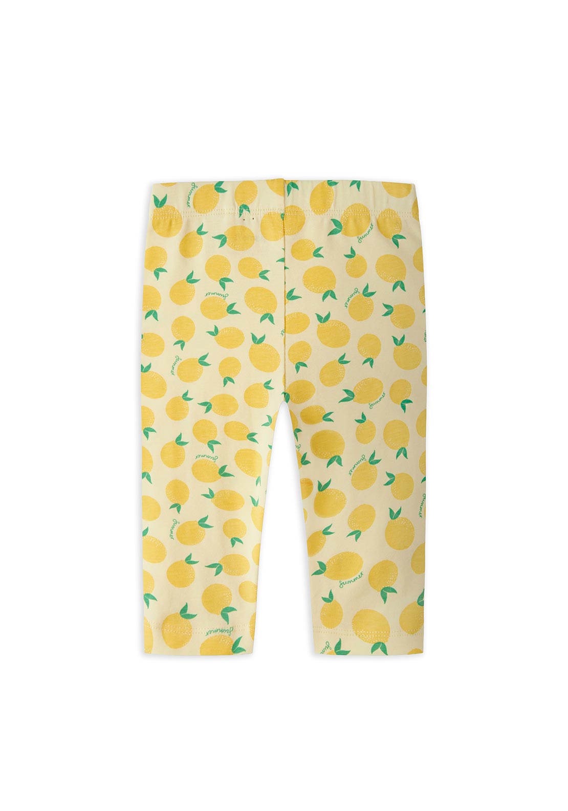 Name It Mini Girl Vivian Print Capri Legging, Yellow