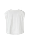 Name It Mini Girl Varutti Unicorn Loose Top, White