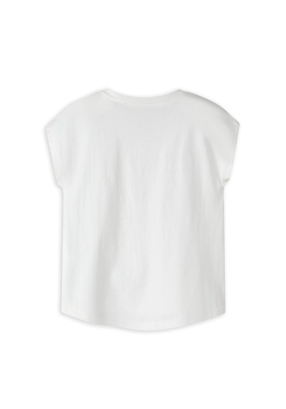 Name It Mini Girl Varutti Unicorn Loose Top, White