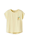 Name It Mini Girl Varutti Lemon Loose Top, Yellow
