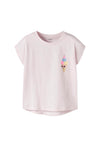 Name It Mini Girl Varutti Ice Cream Loose Top, Pink