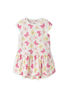 Name It Mini Girl Vigga Capsl Butterfly Dress, White
