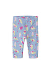 Name It Mini Girl Vivian Print Capri Legging, Blue