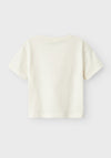 Name It Mini Girl Betria Short Sleeve Tee, Sea Salt