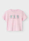 Name It Mini Girl Betria Short Sleeve Tee, Sweet Dreams