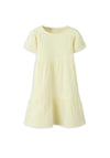Name It Mini Girl Jasmin Short Sleeve Dress, Yellow