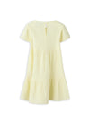 Name It Mini Girl Jasmin Short Sleeve Dress, Yellow