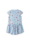 Name It Mini Girl Vigga Capsl Print Short Sleeve Dress, Blue
