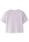 Name It Mini Girl Vilinse Bunny Sleeve Tee, Lilac