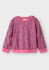 Name It Mini Girl Nula Long Sleeve Sweater, Pink