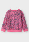 Name It Mini Girl Nula Long Sleeve Sweater, Pink