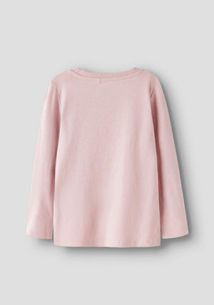 Name It Mini Girl Abelle Long Sleeve Top, Purple